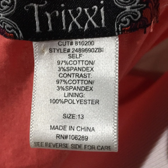 Trixxi dress. Size 13 - Picture 5 of 6